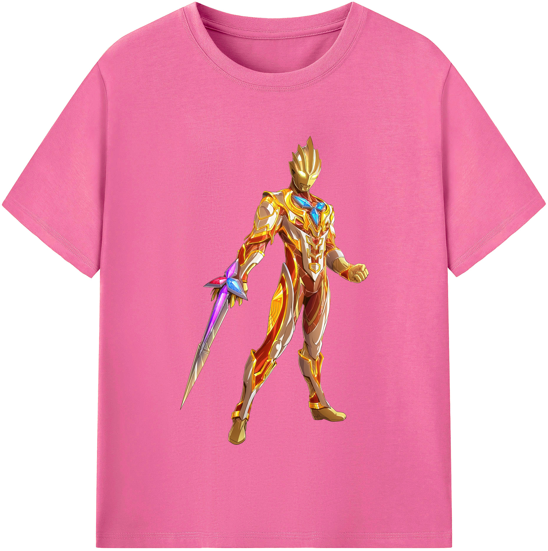 （画像用） ウルトラマン Ultraman レディースカジュアルプリントTシャツ（綿100％）